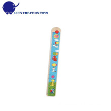 Happy Cute Kids Wooden Height Measure Growth Ruler